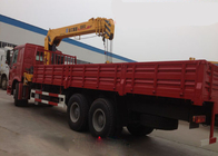 SINOTRUK-LKW brachte Kran-Ausrüstung 12 Tonnen XCMG für das Anheben von 6X4 290HP an