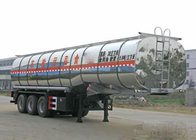 Große Kapazitäts-drei- Achsen-Dieseltanker-halb Anhänger-LKW 50 - 80Tons