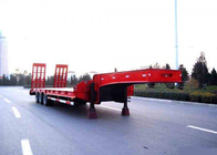 Niedrige des Bett-Achsen halb Anhänger-LKW-3 80 Tonnen 17m für ladende Bau-Maschine