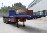 Achsen des Behälter-tragende Flachbett-halb Anhänger-LKW-3 30-60 Tonnen 13m