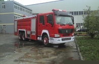 Modernes Feuer und Rettungsfahrzeuge SINOTRUK HOWO, die LKW-Ausrüstung besprühen