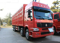 12 Fracht-Stangen-Körper-LKW der Rad-LHD Euro2 336HP/Viehbestand-Containerfahrzeug