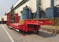Laden-Bau bearbeitet hydraulische Achsen des Flachbettauflieger-3 80 Tonnen 17m maschinell