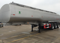SINOTRUK Mangan-Stahl 60 Cfm-Öltank-halb Flachbettauflieger für Heizöl-Transport