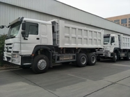 Weiß LHD 10Wheels SINOTRUK HOWO Tipper Dump Truck 6×4 400HP 20CBM