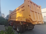 SINOTRUK Hochleistungs-Tipper Dump Truck LHD mit einseitigem hochfestem Skelett-Fahrerhaus-Gelb