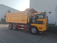 SINOTRUK Hochleistungs-Tipper Dump Truck LHD mit einseitigem hochfestem Skelett-Fahrerhaus-Gelb