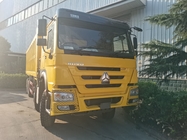 Räder 400Hp 8 Sinotruk Howo Tipper Dump Truck 12 × 4 Bergbaurhd Gelb
