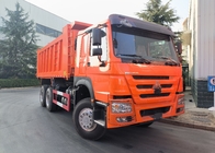 Sinotruk Howo Tipper Dump Truck Weichai 380 PS 6 × 4 5200 - 5800 mm für den Export