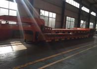 Hydraulischer Flachbett-halb Anhänger-LKW für den Bau, der 80 Tonnen 17m lädt