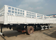 Hochgeschwindigkeits-Dropside Anhänger-LKW halb für logistische Achsen der Industrie-3