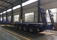 Hydraulische des Flachbett-Achsen halb Anhänger-LKW-4 50-80 Tonnen Belastbarkeits-