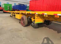 30 Ton Loading Three Axle Flatbed Anhänger, der Bulkladung transportiert