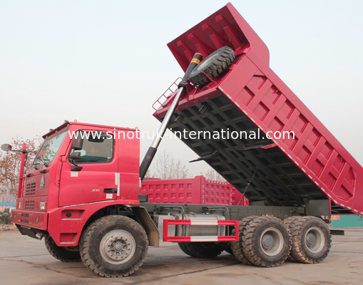 Kipper-Kipplaster SINOTRUK HOWO 70 Bergbaulhd 371HP 70tons ZZ5707S3640AJ