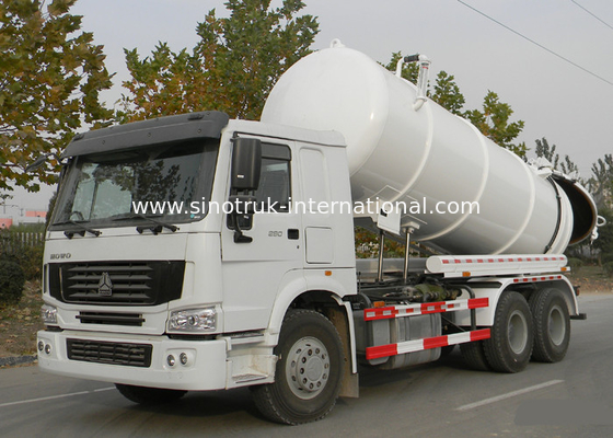 Abwasser-Saug-LKW 20CBM LHD 336HP mit Zeit sparender Vakuumpumpe