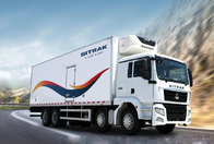 8×4 35 Laufwerksart Tonnen kühlte Lieferwagen für das Halten von frischen Waren