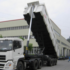 Hydraulischer Kipper-halb Anhänger-LKW 80 Tonnen 25-45CBM für Fracht-Transport