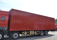 Kasten-LKW 8X4 LHD der Euro-2 roter Handelsfracht-336HP 30-60 Tonnen