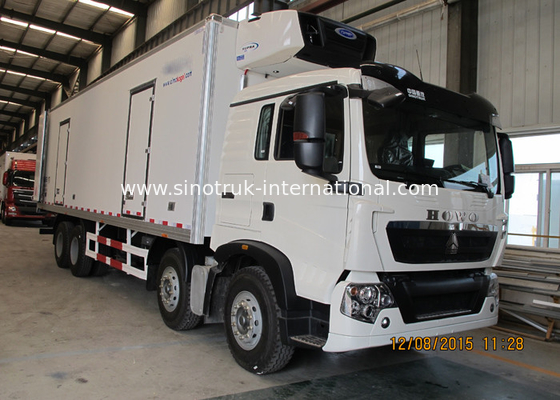 Hochfeste Kühlfahrzeuge und Packwagen der Tiefkühlkost-RHD 8×4 40 Tonne lärmarm