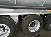 3 Achsen-Aluminiumkraftstofftank-halb Anhänger-LKW-Edelstahl-Öl-Tankwagen