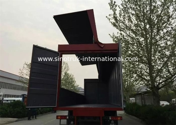 Fracht-große Belastbarkeits-Nutzfahrzeuge 8X4 LHD Wing Van Cargo Truck
