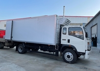 Niedriger Energieverbrauch HOWO 4×2 5-10 Ton Small Refrigerated Box Truck