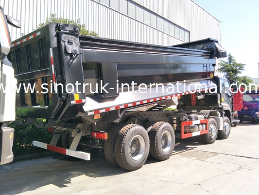 Räder schwarzes N7 ZZ3317V386JB1R Sinotruk HOWO Tipper Dump Truck 8X4 371hp 12