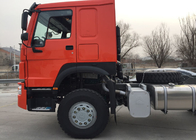 HOWO-Zeichenkopf-Traktor-LKW LHD 6x4 371HP sondern Liegeplatz-Kabinen-Luft-Suspendierung aus