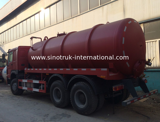Berufs-Abwasserkanal-Pumpen-LKW 16CBM LHD 336HP Vakuumsaug/Schlamm-LKW
