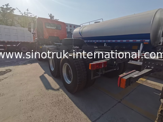 Sinotruk New Howo Tipper Dump Truck Chassis Weichai Motor 6 × 4 LHD Orange Farbe