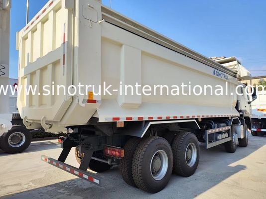 Sinotruk Hohan New HOWO Tipper Dump Truck N7 6 × 4 10 Räder 380 PS RHD U Typ Automatische Tarpaulin