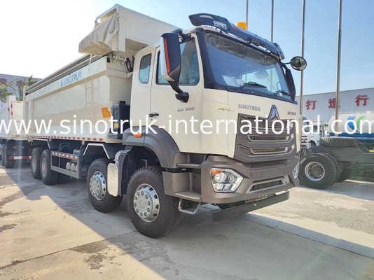 Sinotruk Hohan New HOWO Tipper Dump Truck N7 6 × 4 10 Räder 380 PS RHD U Typ Automatische Tarpaulin