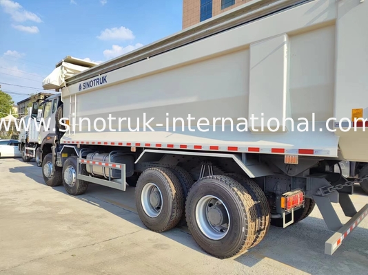 Sinotruk Hohan New HOWO Tipper Dump Truck N7 6 × 4 10 Räder 380 PS RHD U Typ Automatische Tarpaulin