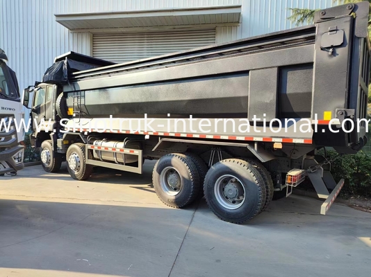 RHD 8×4 12 Räder HOWO Kipper Truck 380 PS