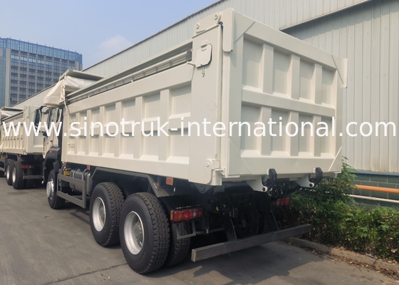 Sinotruk-Tipper-Dump Truck brandneu 6 × 4 Nx 20CBM Weiß mit automatischer Plane