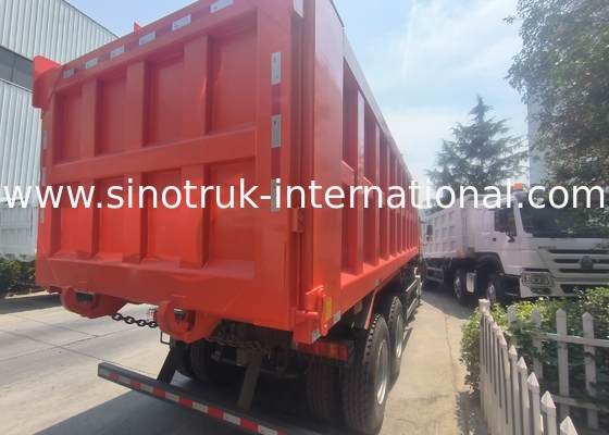 Sinotruk Howo Tipper Dump Truck 400 PS 8 × 4 Rhd 12 Räder Großschachtel 7600 mm