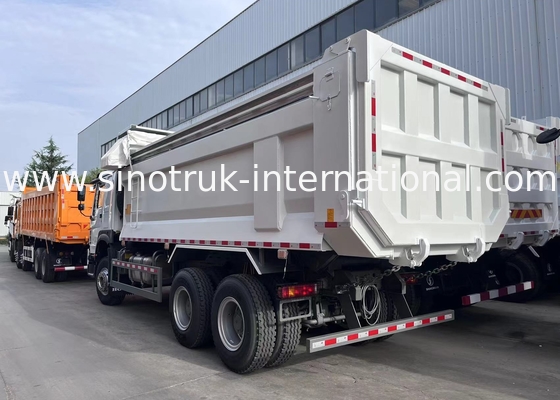 Sinotruk Howo Tipper Dump Truck 400 PS 6 × 4 U-Form Tray mit automatischer Plane