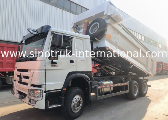 Sinotruk Howo Tipper Dump Truck 400 PS 6 × 4 U-Form Tray mit automatischer Plane