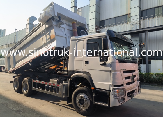 Sinotruk Howo Tipper Dump Truck 400 PS 6 × 4 U-Form Tray mit automatischer Plane