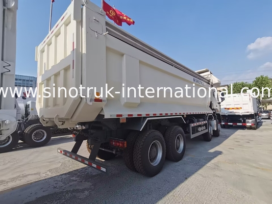 Sinotruk HOHAN New HOWO 8X4 Dump Truck 380 PS 12 Räder Weiß H77L ZZ3317V386JB1R U Typ