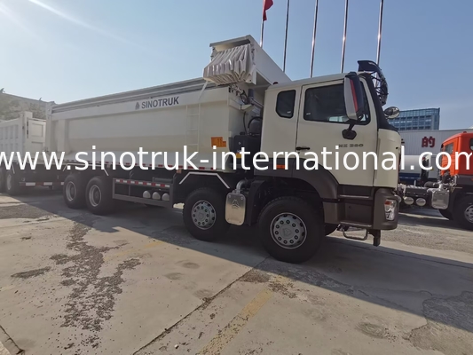 Sinotruk HOHAN New HOWO 8X4 Dump Truck 380 PS 12 Räder Weiß H77L ZZ3317V386JB1R U Typ