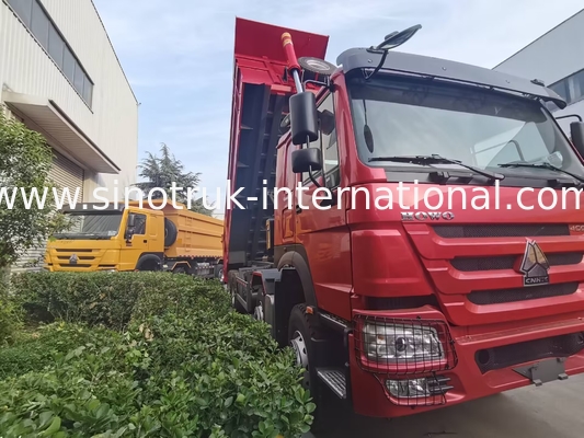 HOWO 12 Räder Sinotruk 8X4 Dump Truck 400 PS für den Bergbau LHD U-Typ Container