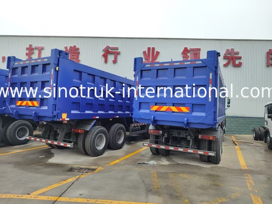 8X4 Blue Tipper Dump Truck 380 PS 12 Räder Weiß H77L ZZ3317V3567B1 U-Typ