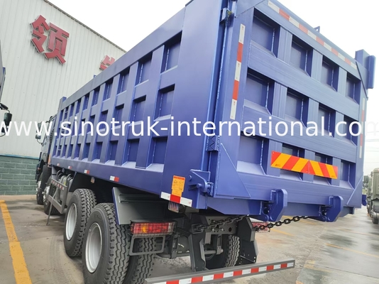 8X4 Blue Tipper Dump Truck 380 PS 12 Räder Weiß H77L ZZ3317V3567B1 U-Typ