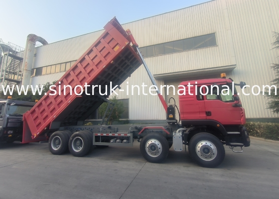 8 × 4 Lhd 12 Räder Sinotruk Tipper 400 PS Euro 2