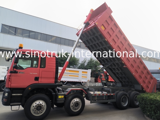 8 × 4 Lhd 12 Räder Sinotruk Tipper 400 PS Euro 2