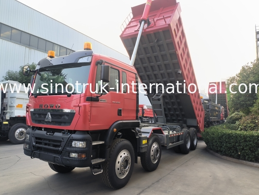 8 × 4 Lhd 12 Räder Sinotruk Tipper 400 PS Euro 2