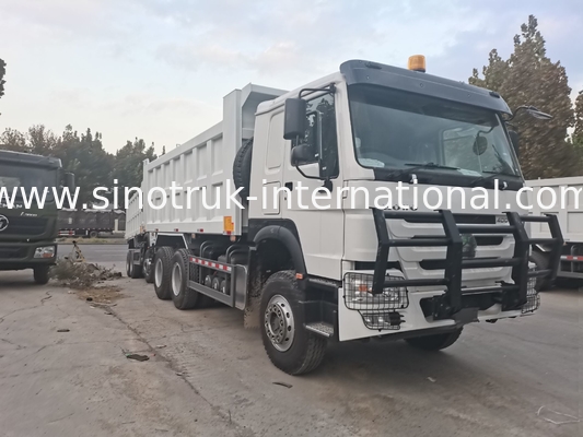 SINOTRUK HOWO 400 PS Kipper Dump Truck für den Bau A7 Militärische Stoßstange Warnleuchte
