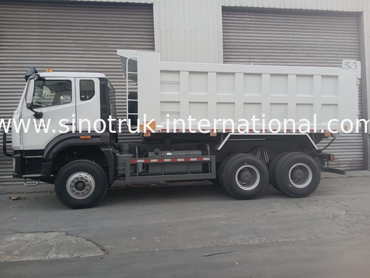 SINOTRUK HOWO 400 PS Kipper Dump Truck für den Bau N7 Militärische Stoßstange Warnleuchte