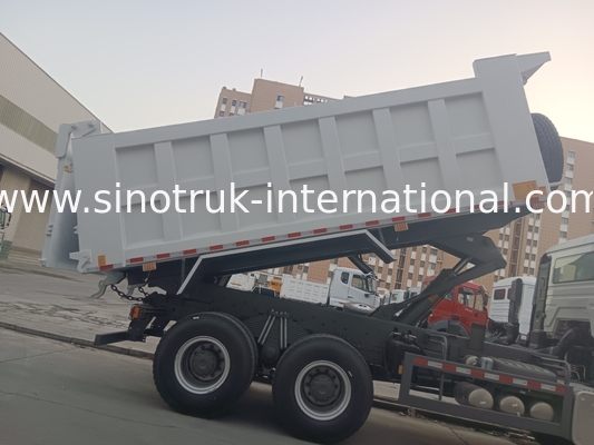 SINOTRUK HOWO 400 PS Kipper Dump Truck für den Bau N7 Militärische Stoßstange Warnleuchte